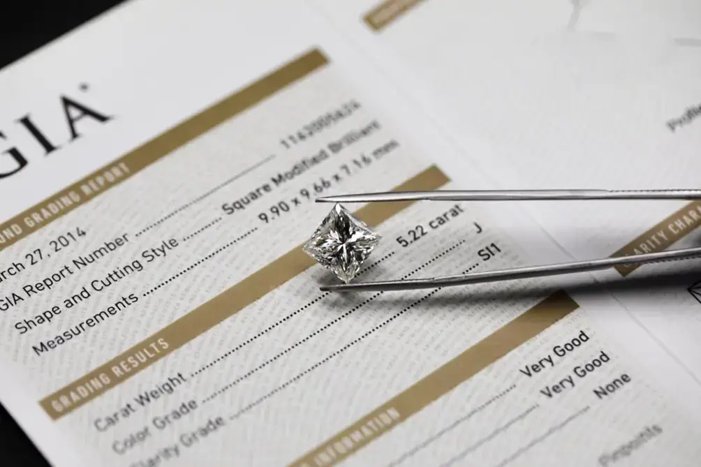 GIA Diamond Certificate