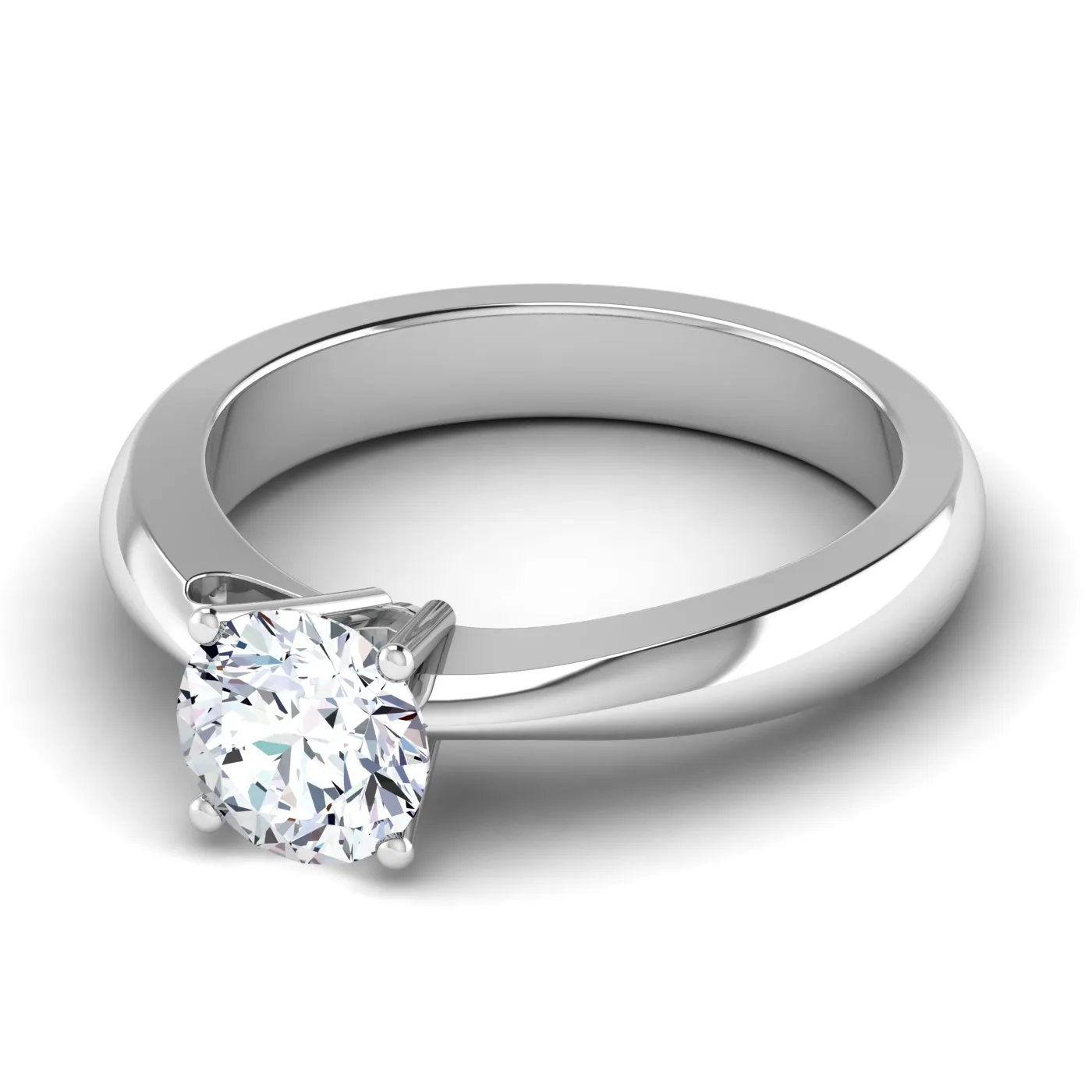 Anello di Fidanzamento Solitario Polaris con Diamante Lab Grown Rotondo da 1,05 Ct