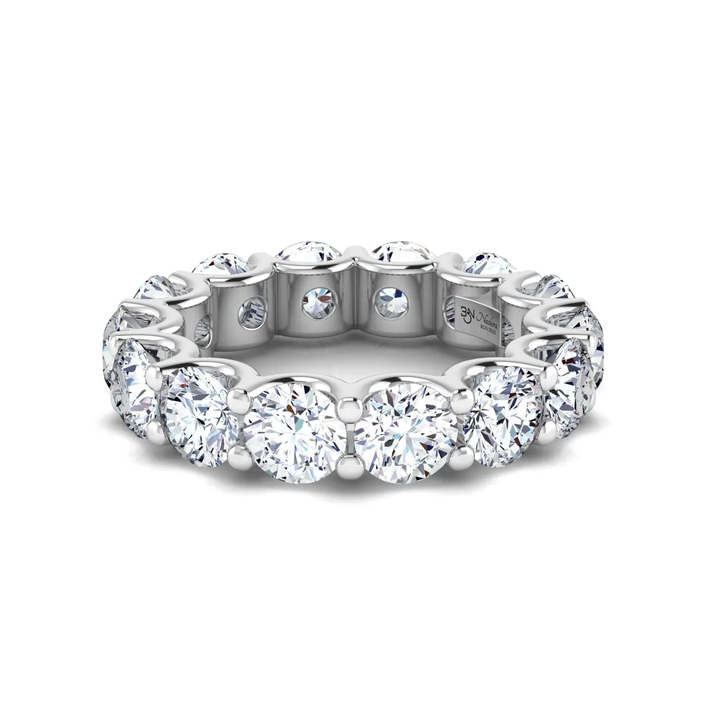 Diana Eternity Ring with 6.17 Ct Lab Grown Diamonds