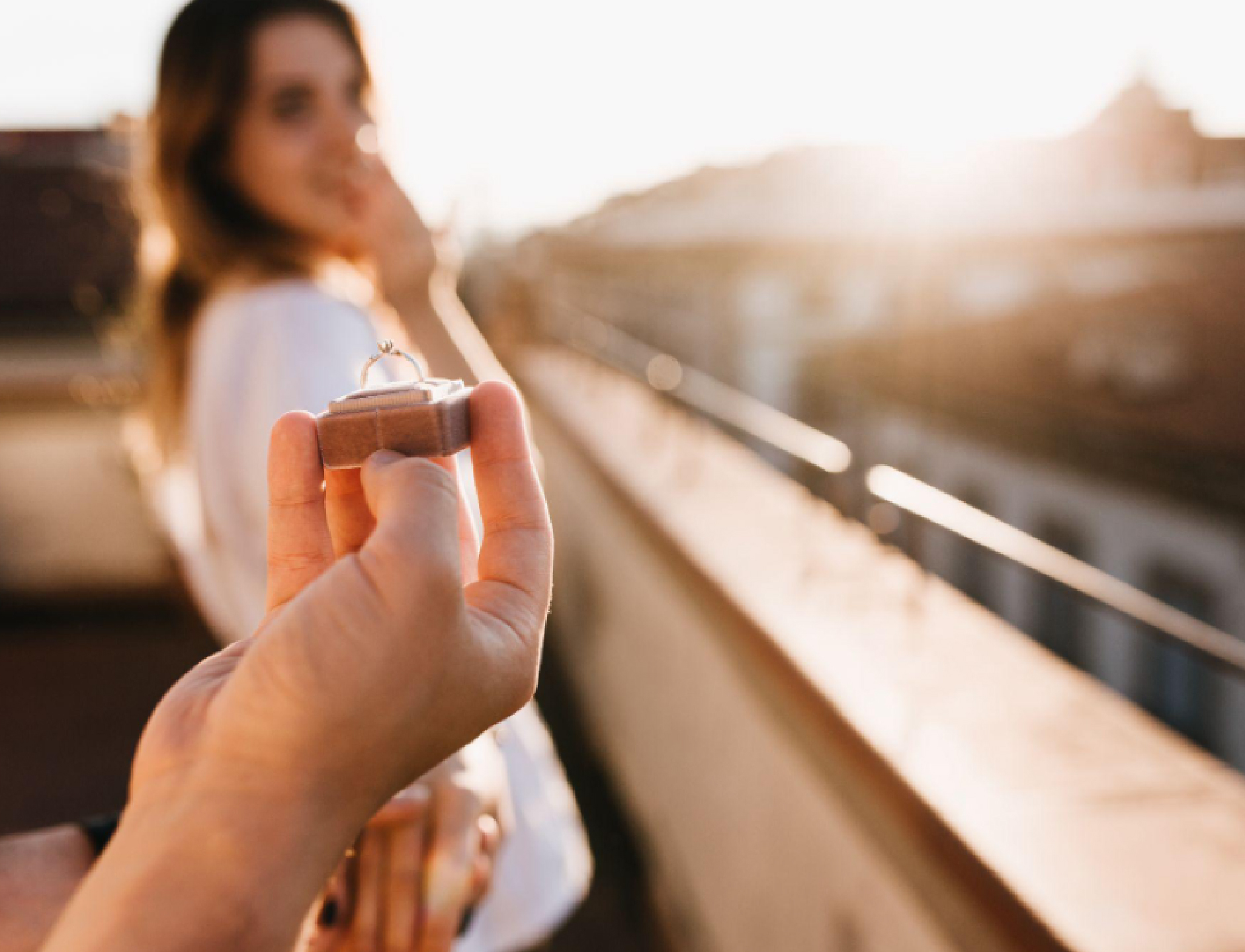 Proposta di matrimonio a Verona con anello di fidanzamento personalizzato Bon Gioielli