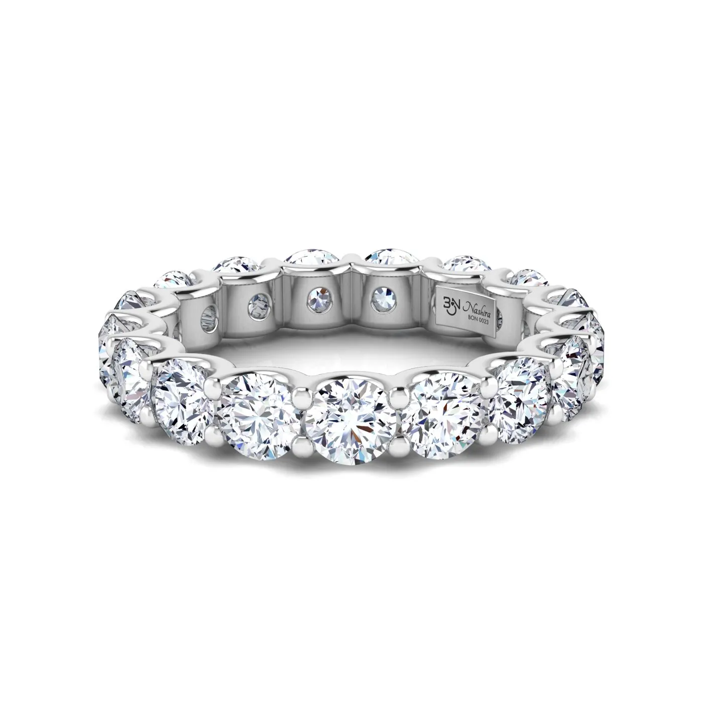 Nashira Eternity Ring with 2,20 Ct Lab Grown Diamonds