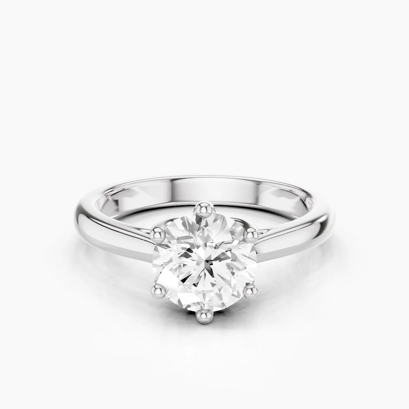 Liora Solitaire with 1.35 ct Round Certified Lab Grown Diamond