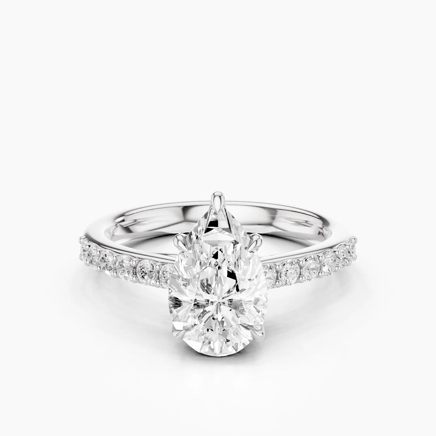 Aldebaran Nova Pavè with 1.43ct Certified Lab Grown Pear Diamond