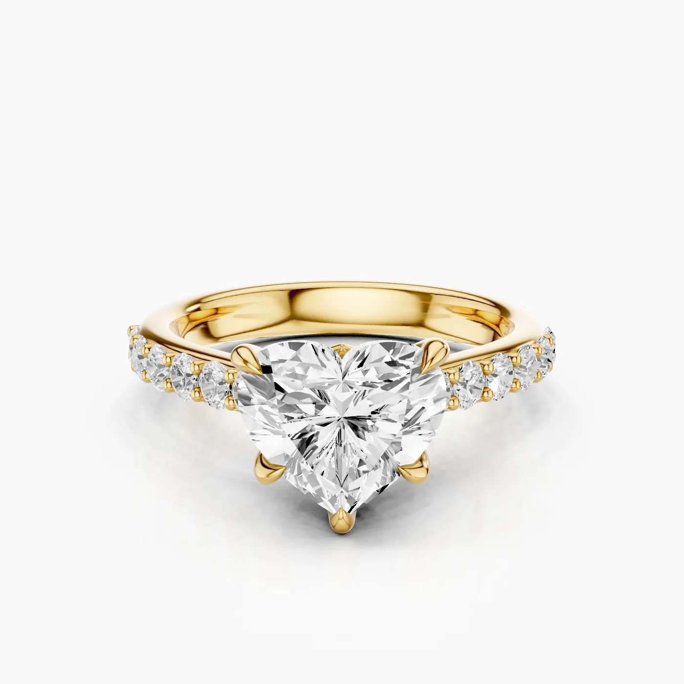 Aldebaran Nova Pavè with 1.74ct Certified Lab Grown Heart Diamond