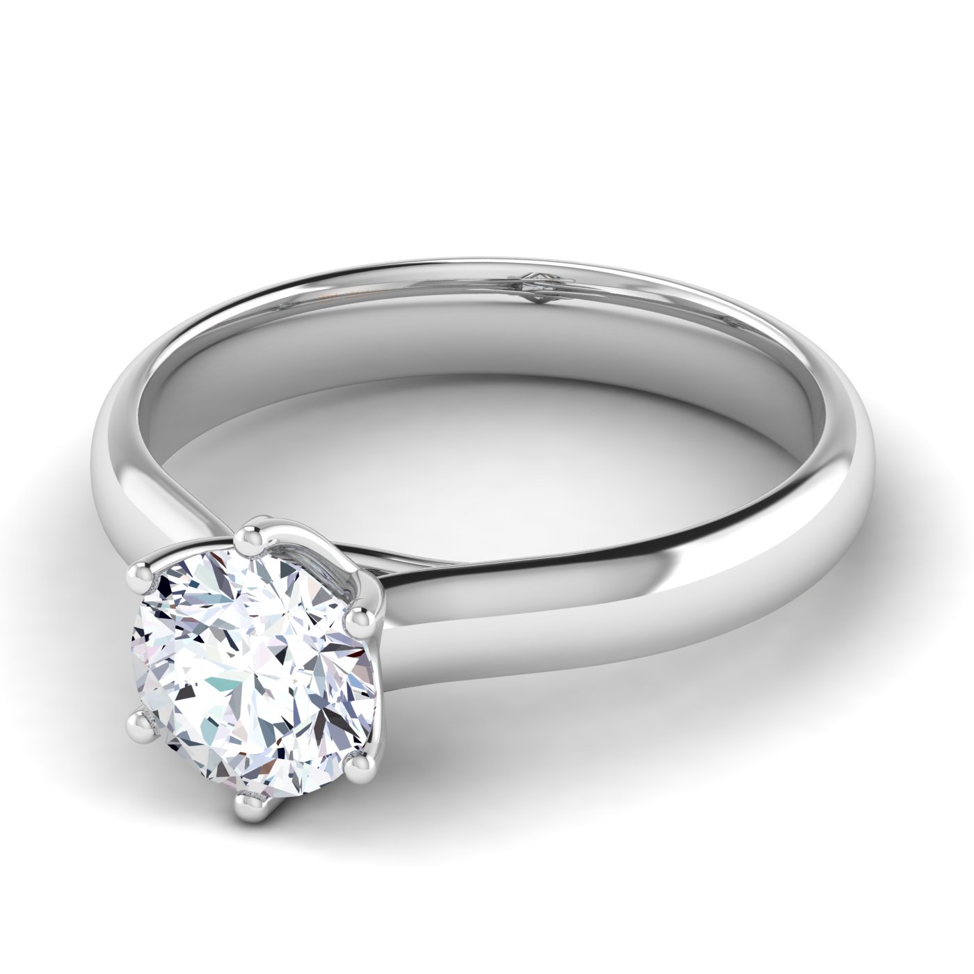 Aldebaran Solitaire Engagement Ring with 1.03 Round Lab Grown Diamonds