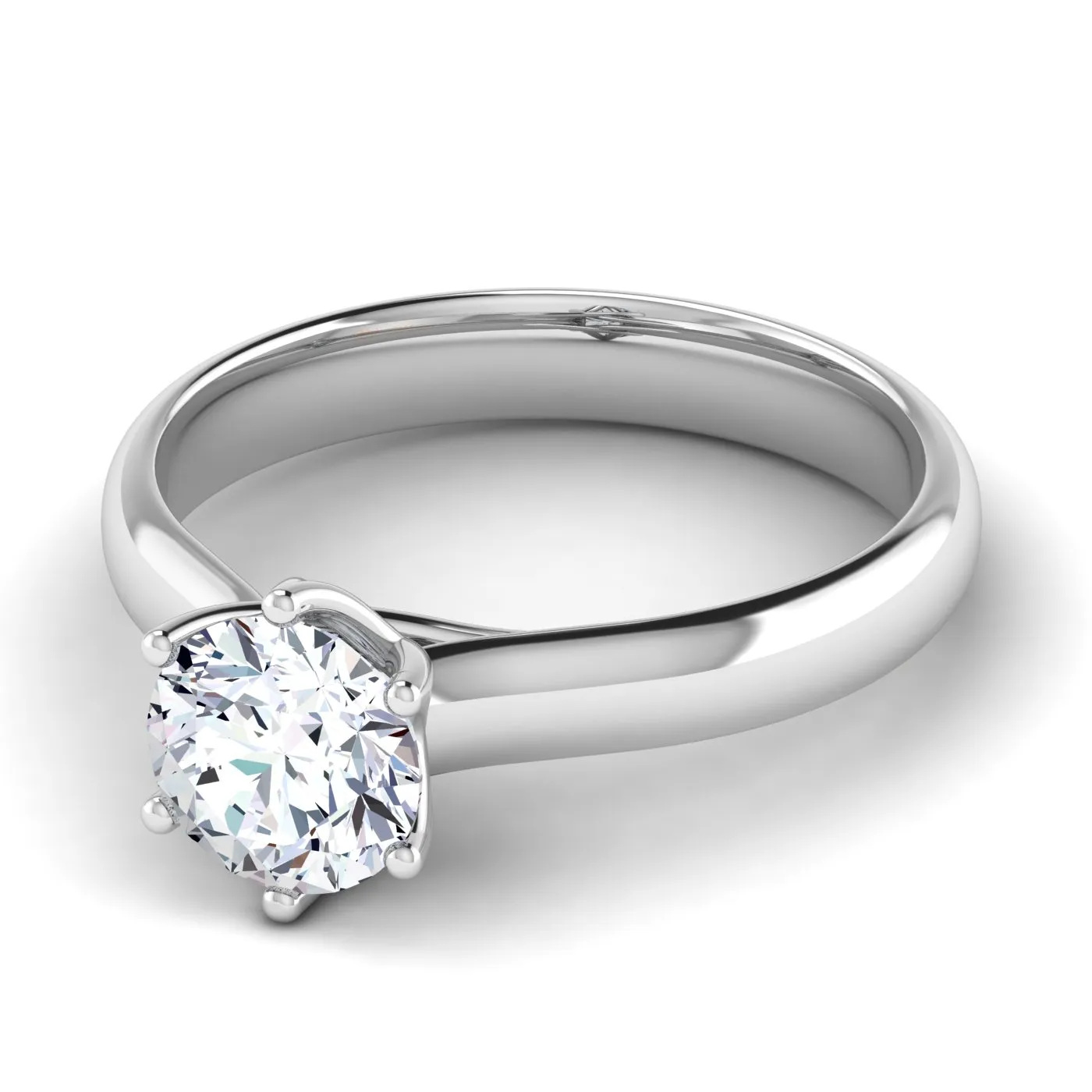 Anello di Fidanzamento Solitario Aldebaran con Diamante Lab Grown Rotondo da 1.08